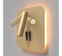 Maytoni Applique da parete a LED in alluminio dal design moderno Ios 176 Oro 6W