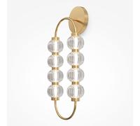 Maytoni Applique da parete in metallo e diffusore in vetro a led Amulet Oro 16W [EEK: G]
