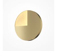 Applique Contemporanea Jupiter Alluminio Ottone 1 Luce 10W