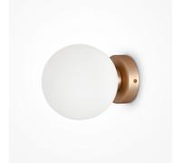 Maytoni Applique da parete moderna con diffusore a boccia in vetro piccola Basic