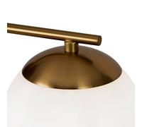 Maytoni Applique in marmo con paralume in vetro MOD187WL-01BS