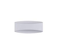 Applique Da Parete Moderno Trame Metallo Bianco Luce Led Integrato 6W