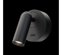 Maytoni Appliques da parete a LED in metallo con faretto orientabile rotondo Mir