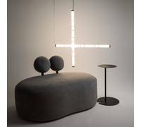 Maytoni Cosmo Lampada LED a sospensione, nero, lunghezza 98 cm, vetro Maytoni