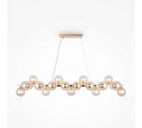 Maytoni Dallas lampada a sospensione 25 luci lineare, G9, MOD547PL-25G, Dallas [Lampade per Interni > Lampade a Sospensione]