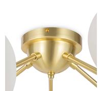 Maytoni Dallas plafoniera 20 luci, altezza 25 cm, oro Maytoni