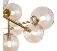 Maytoni Dallas plafoniera, 20 sfere di vetro, oro Maytoni