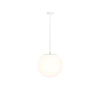 MAYTONI DECORATIVE LIGHTING Mininalista Lampada Pendente a Sospensione Esterno, Sfera, 1 luce, in Plastica, Bianco, cavo Bianco, Altezza Regolabile, per 1 x E27 30W non incl IP54