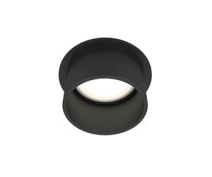 MAYTONI DECORATIVE LIGHTING Moderna Lampada da Incasso da Soffitto, Spot, Faretto nero, Design basic, Alluminio, per 1 lampadina GU10, 50W, IP 20