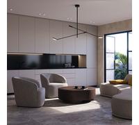Maytoni Fad lampada a soffitto 2 luci, LED, MOD070CL-L15B3K1, Fad [Lampade per Interni > Lampade a Soffitto]