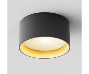 Maytoni Faretto a LED Vega, nero/oro, Ø 14 cm, 15W, alluminio C089CL-15W3K-BMG