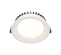 Maytoni Faretto da incasso a led rotondo con struttura in alluminio dal design e [EEK: G]