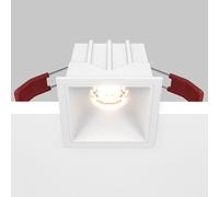 Maytoni Faretto da incasso dal design moderno con diffusore a led Alfa Bianco 10