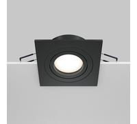 Maytoni Faretto da incasso in stile moderno con struttura in alluminio Atom Nero