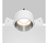 Maytoni Faretto da incasso rotondo con struttura in alluminio Share Argento 10W