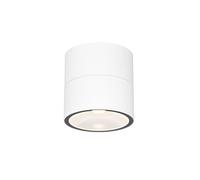 MAYTONI Faretto da soffitto a risparmio energetico impermeabile per esterni in stile Spin LED 5 Watt Metallo bianco e vetro 3000K 480lm CRI 80 per portico, patio, terrazza, giardino, vialetti