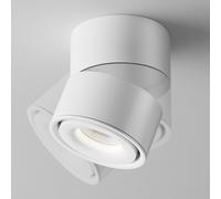 Lampada A Soffitto Yin Alluminio Bianco Led Integrato 15W Ip20 4000K Dimmerabile