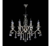 Lampadario Classico Grace Metallo Ottone 8 Luci