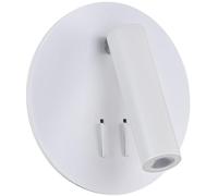 Maytoni Ios lampada da parete 1x9 W bianco C176-WL-01-6W-W