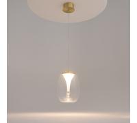 Maytoni Lampada a sospensione a LED con pendente singolo e diffusore in doppio v [EEK: G]