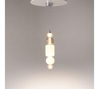 Maytoni Lampada a sospensione a LED grande struttura in metallo e diffusore in v