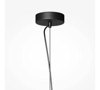 Maytoni Lampada a sospensione BASIC TEXTURE, nera, Ø 12 cm, marmo, GU10 Maytoni