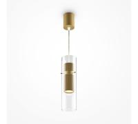 SOSPENSIONE DYNAMICS ARMATURA ORO CON 1 DIFFUSORE IN VETRO