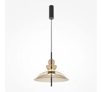 Maytoni Lampada a sospensione con diffusore in vetro largo a led dal design mode