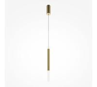 Lampadario a Sospensione Pro Shade Oro Alluminio Acrilico Trasparente LED 500 lm 4000 K CRI 90 stile industriale minimalista per soggiorno, camera da letto, cucina