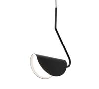 Lampadario A Sospensione Moderno Mollis Metallo Nero Acrilico 1 Luce G9 7W