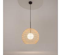 Maytoni Lampada a sospensione dal design moderno con paralume in rattan grande C