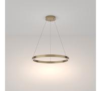 Lampadario A Sospensione Moderno Rim Alluminio Ottone Luce Led 37W