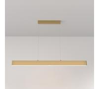 Lampadario A Sospensione Moderno Step Metallo Oro Luce Led Integrato 30W