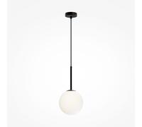 Maytoni Lampada a sospensione grande in metallo con un diffusore in vetro rotond