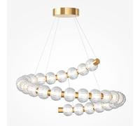 Maytoni Lampada a sospensione in metallo e diffusore in vetro a led Amulet Oro 4 [EEK: G]