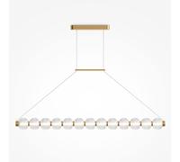 Maytoni Lampada a sospensione moderna con diffusore lineare a led Amulet Oro 22W