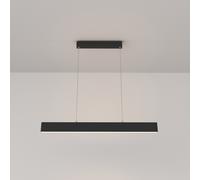 Lampadario A Sospensione Moderno Step Metallo Nero Luce Led Integrato 23W Fredda