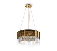 Maytoni Lampada a sospensione piccola regolabile in altezza con struttura dorata
