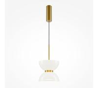 Maytoni Lampada a sospensione singola moderna con diffusore in vetro a LED Kyoto