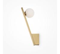 Maytoni Lampada da parete con struttura moderna in metallo e diffusore in vetro