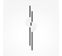 Maytoni Lampada da parete sx moderna in alluminio con doppio diffusore a led Sky [EEK: G]