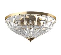 Maytoni Lampada da soffitto grande con struttura dorata e diffusori in vetro Fac [EEK: A+]