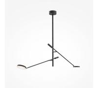 Maytoni Lampada da soffitto in metallo con due diffusori a led dal design modern [EEK: G]