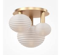 Maytoni Lampada da soffitto moderna con struttura in metallo e 3 diffusori in ve