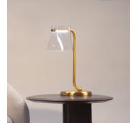 Maytoni lampada da tavolo LED Cabaret, ottone/trasparente, altezza 48,5 cm Maytoni