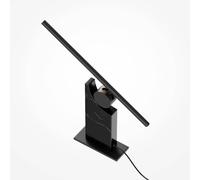 Maytoni Lampada da tavolo LED MONUMENTO, nera, 42 cm, marmo/metallo Maytoni