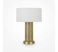 Maytoni Lampada da tavolo moderna con struttura in metallo e paralume in tessuto