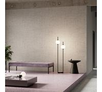 Maytoni Lampada da terra a LED moderna struttura in metallo e 2 paralumi in vetr [EEK: G]