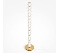 Maytoni Lampada da terra con base in metallo e diffusore a led Amulet Oro 33W Lu [EEK: G]