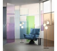 Maytoni Lampada da terra piantana con 3 diffusori a boccia in vetro del design m